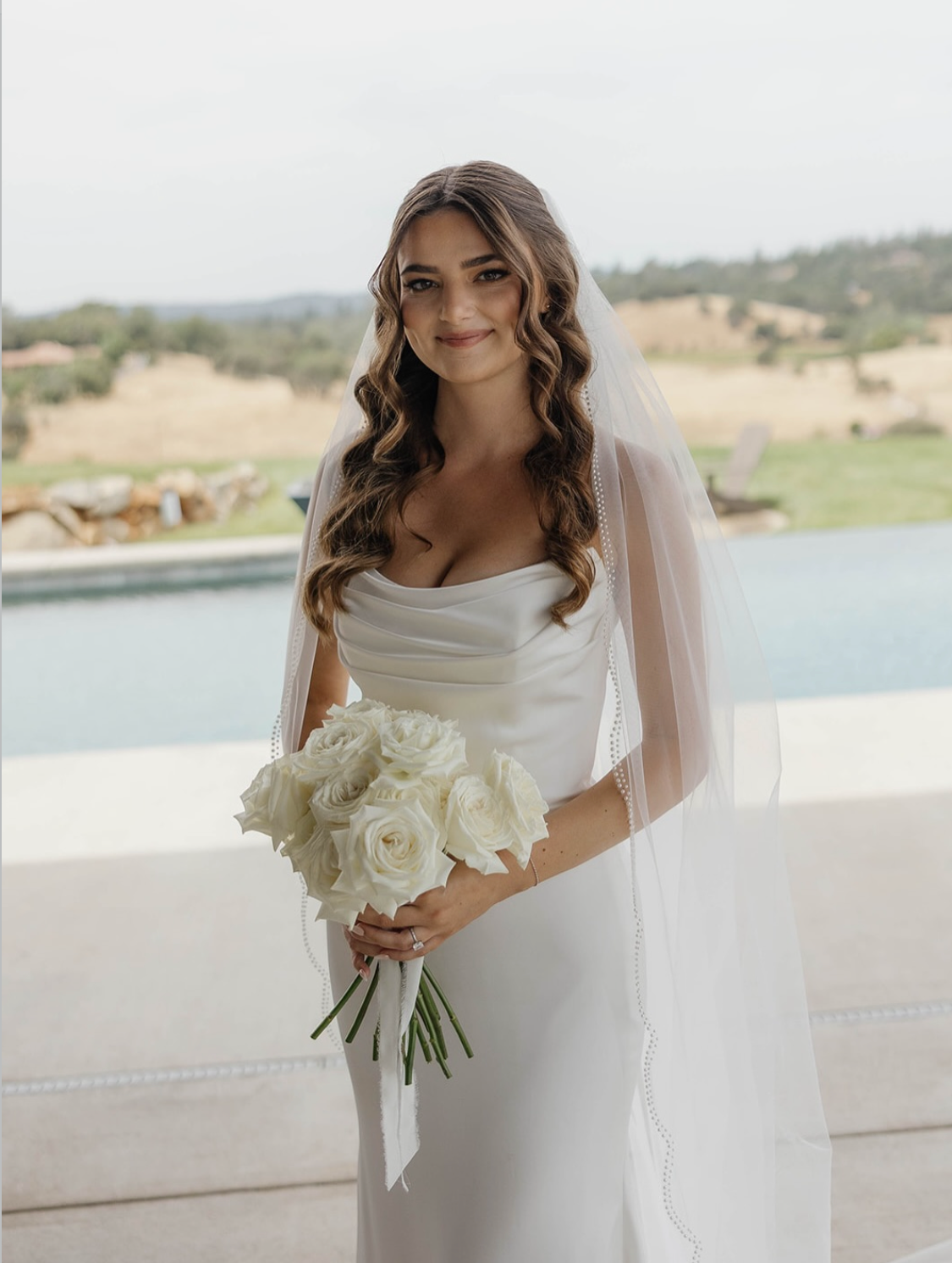 Beautiful bride on her wedding day — Beauty by Alaena